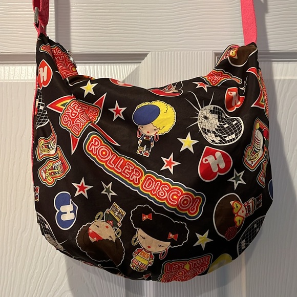 🦇TRADED🦇HARAJUKU LOVERS 90s Y2K Roller Disco Ball purse, Kawaii Japan Streetwear - Picture 5 of 16
